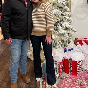 NWT Denim flare jeans! AMAZING quality!!